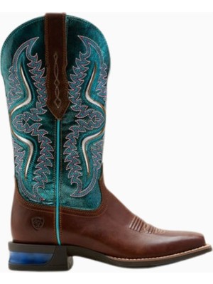 Ariat Round Up Kadın Western Bot, Dar Kesim, Tam Deri ve All Day Konfor