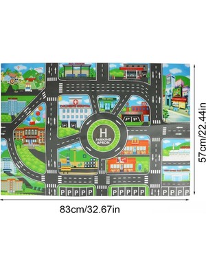 Kaufhier Çocuk Oyun Matı (Mutlu Şehir Hayatı)