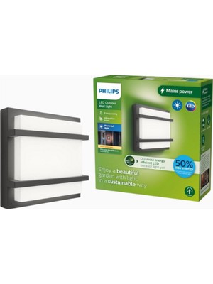Philips LED Dış Mekan Duvar Lambası Alüminyum