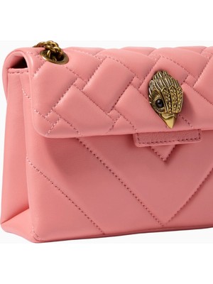 Kurt Geiger Mini Kensington Leather Shoulder Bag, Yüksek Kaliteli Deri ve Zarif Mini Omuz Çantası