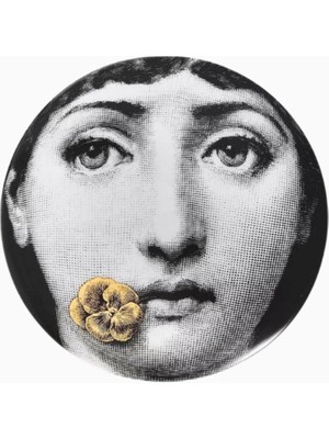 Fornasetti Tema E Variazioni N.137 Yuvarlak Porselen Kutu