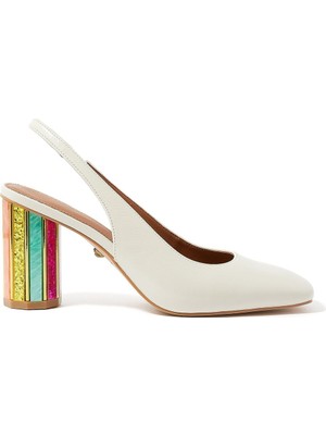 Kurt Geiger Şık ve Zarif Kadın Perspex Topuklu Ayakkabı