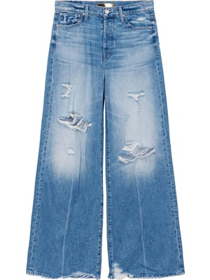 Mother Denim Şık ve Rahat Geniş Paça Kot Pantolon