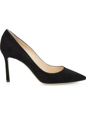 Jimmy Choo Zarif Süet Topuklu Ayakkabı - 85 mm