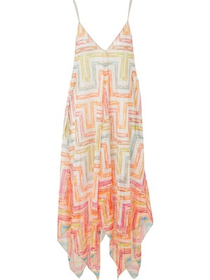 Missoni Chevron Desenli Maxi Elbise