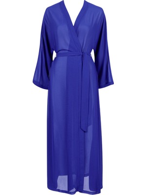 Aubade Beach Walk Kimono, Uzun Kollu, Derin Dekolteli, Hafif Plaj Üstlüğü