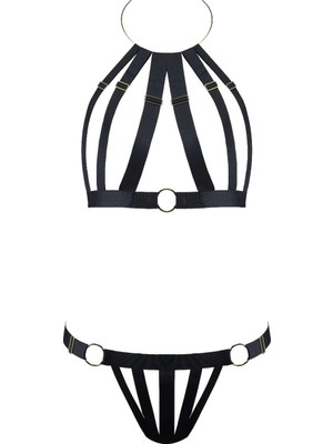 Aubade Lust For Life Set Bondage Tarzı Altın Renkli Yüzük ve Ayarlanabilir Tasarım