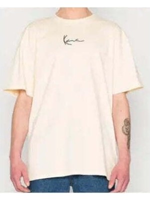 American Rag Cie Beige Renkli Small Signature Essential T-Shirt - Erkekler Için Şıklık ve Konfor