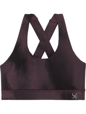 L Couture Marble Desenli Aktif Spor Sütyeni