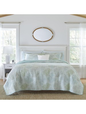 Laura Ashley Saltwater Çift Taraflı Nevresim Takımı %100 Pamuk, Tek Kişilik, Yumuşak ve Konforlu