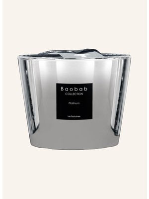 Baobab Collection Platinum Kokulu Mum, 500 Gr, 60 Saat Süre 4 Fitil Amber Misk Greyfurt