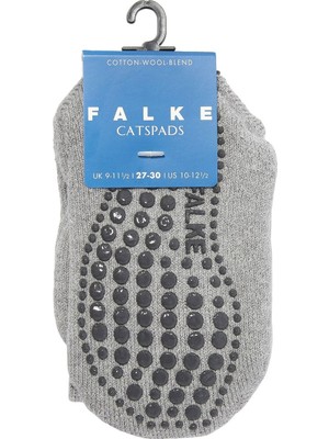 Falke Kaymaz Tabanlı Çocuk Çorap - Gri