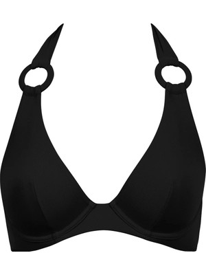 Aubade Summer Essence Üçgen Bikini Üstü, Balenli, Geri Dönüşümlü Kumaş, Altın Detaylı Tasarım