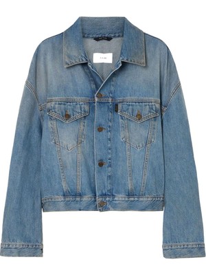 Haikure Denim Ceket - Mavi