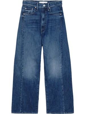 Mother Denim Yüksek Bel Geniş Paça Ankle Jean