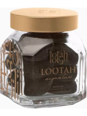 Lootah Small Signature Bakhoor 77G, Yasemin, Misk ve Muskat Aromalı Tütsü