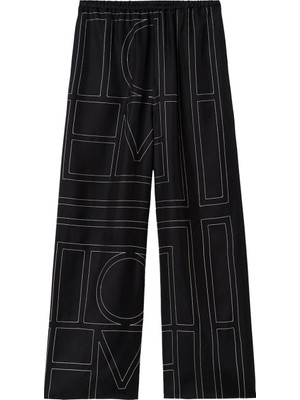 Toteme Şık Monogram Ipek Pantolon