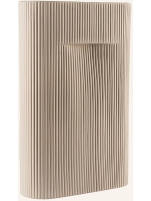 Muuto Rıdge Vazo, Gerilli Tasarım, Terracotta, 36 cm Yüksekliğinde
