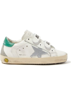 Golden Goose Çocuklar Için Eski Okul Deri Spor Ayakkabıları