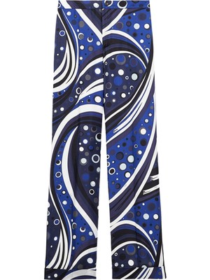 Pucci Şık Ipek Twill Pantolon