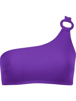 Aubade Summer Essence Asimetrik Bralet, Altın Toka Detaylı, Şık ve Geri Dönüşümlü Mayo Üstü
