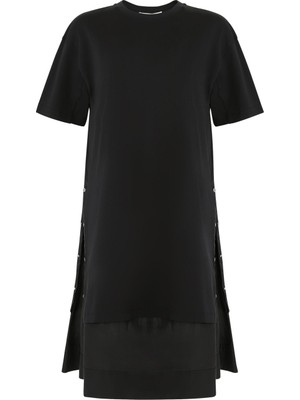 3.1 Phillip Lim Etekli Oversize Tişört Kombo Elbise Rahat ve Şık Kadın Elbisesi