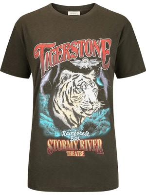 Spell Biker Tarzı Stormy Nehir Tişörtü