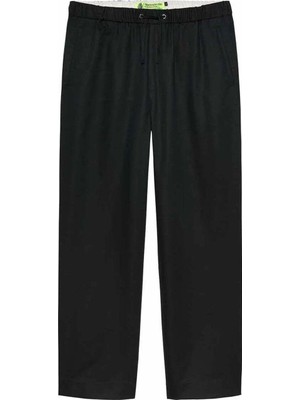 American Rag Cie Konforlu Relaxed Fit Iş Pantolonu - Orta Bel, Metal Detaylı, Uzun