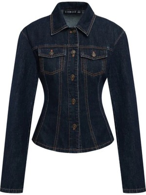 American Rag Cie Rider Denim Ceket - Şık Kesim, Kontrast Dikiş ve Rahat Tarz