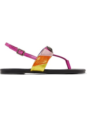 Kurt Geiger Çocuk Kensington T-Bar Sandalet - Çok Renkli