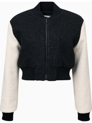 Alice and Olivia Felisa Kısa Varsity Ceket