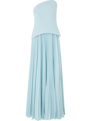 Solace London Britt Maxi Dress Askısız Maxi Elbise Pembe