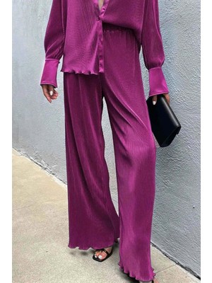 American Rag Cie Maiya Pant - Rahat Kesim, Lastikli Bel ve Geniş Paça Kadın Pantolon