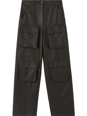 MSGM Suni Deri Cargo Pantolon