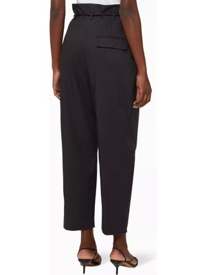 3.1 Phillip Lim Lim Origami Pileli Pamuk Pantolon Yüksek Bel, Modern ve Rahat Şıklık