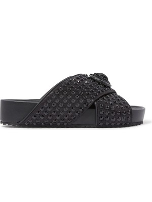 Kurt Geiger Chelsea Çapraz Bantlı Sandalet - Siyah