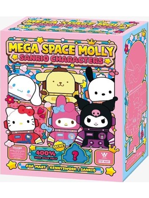 Pop Mart Mega Space Molly Sanrio 400% Figür Koleksiyonu, Rastgele Aksiyon Figürleri