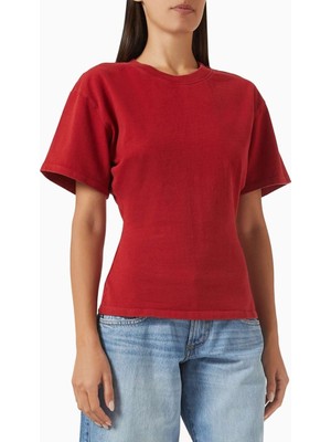 EB Denim Eero Cinched T-Shirt - Beyaz - Pamuklu Premium Kumaş ile Şık Tasarım