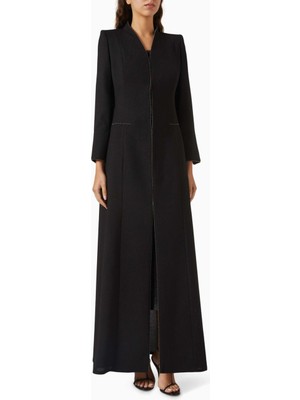 Apple Wang Şık Işlemeli Abaya Modern Akşamlar Için Zarif Tasarım