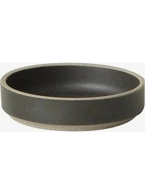 Hasami Porcelain HPB001 Tabak/kapak Siyah 85X21MM , Modüler Japon Seramiği