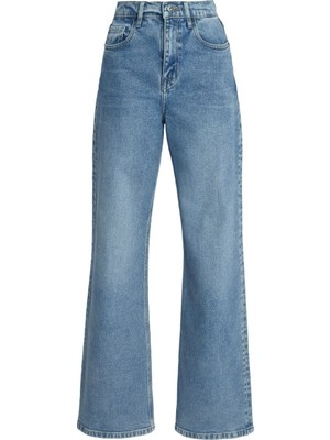 Outland Denim Yüksek Bel Kloş Jean Pantolon
