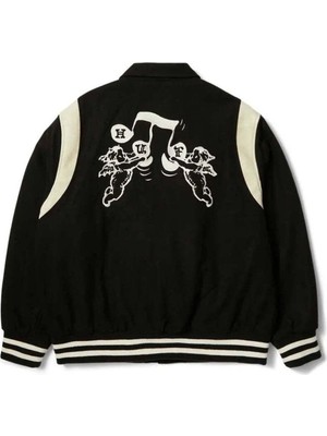 American Rag Cie Song Varsity Jacket - Polyester-Wool 50/50 Tasarım, Şık Dikişler ve Konfor