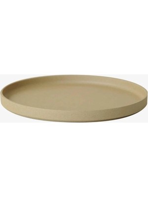 Hasami Porcelain Doğal Renk 255 mm Tabak Kapak Istiflenebilir Seramik Tasarım