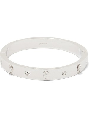 Kurt Geiger Eagle Head Brass Bilezik, Gümüş Renkli