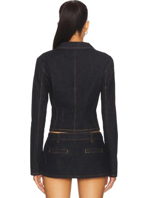 American Rag Cie Kadınlar Için Lune Indigo Blazer - %95 Pamuk, Şık ve Rahat
