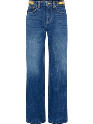 Rabanne Düz Kesim Denim Pantolon