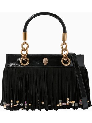 Kurt Geiger Kurt Geıger Square Kensington Fringe Bag, Günlük Şıklığınızı Yükselten Bohem Dokunuş