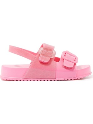 Mini Melissa Çocuklar Için Rahat Tokalı Sandalet - Pembe
