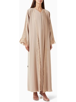 Rauaa Official Modern Laser Korse Işlemeli Abaya Zarif Tasarım ve Şıklık Için Ideal Seçim