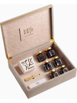 Lootah Velvet Incense Set, Lüks Buhurdan, 6 Çeşit Tütsü ve Oud Hediye Seti
